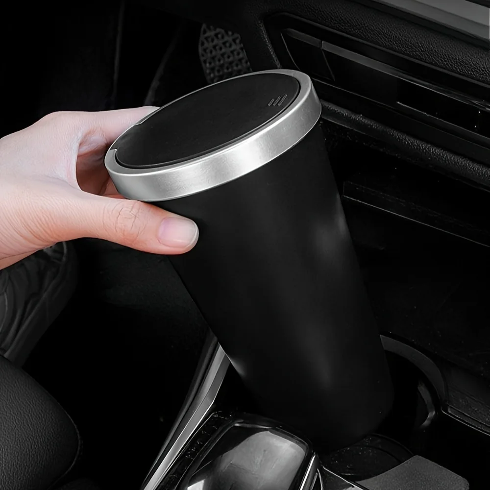 Mini lata de lixo para carro,  - Waterproof Car Trash Can With Lid avaliação e preço
