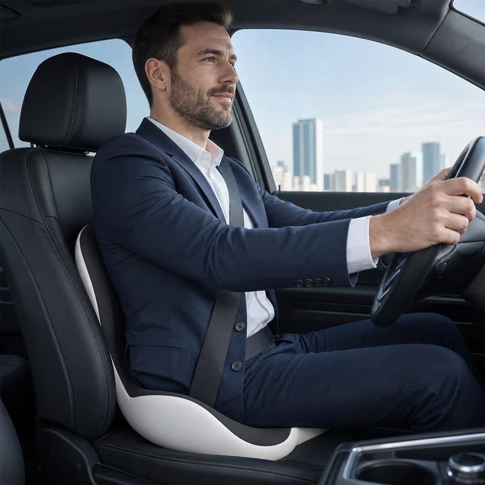 Almofada ergonómica para assen - Memory Foam Car Neck Pillow Lumbar Support avaliação e preço