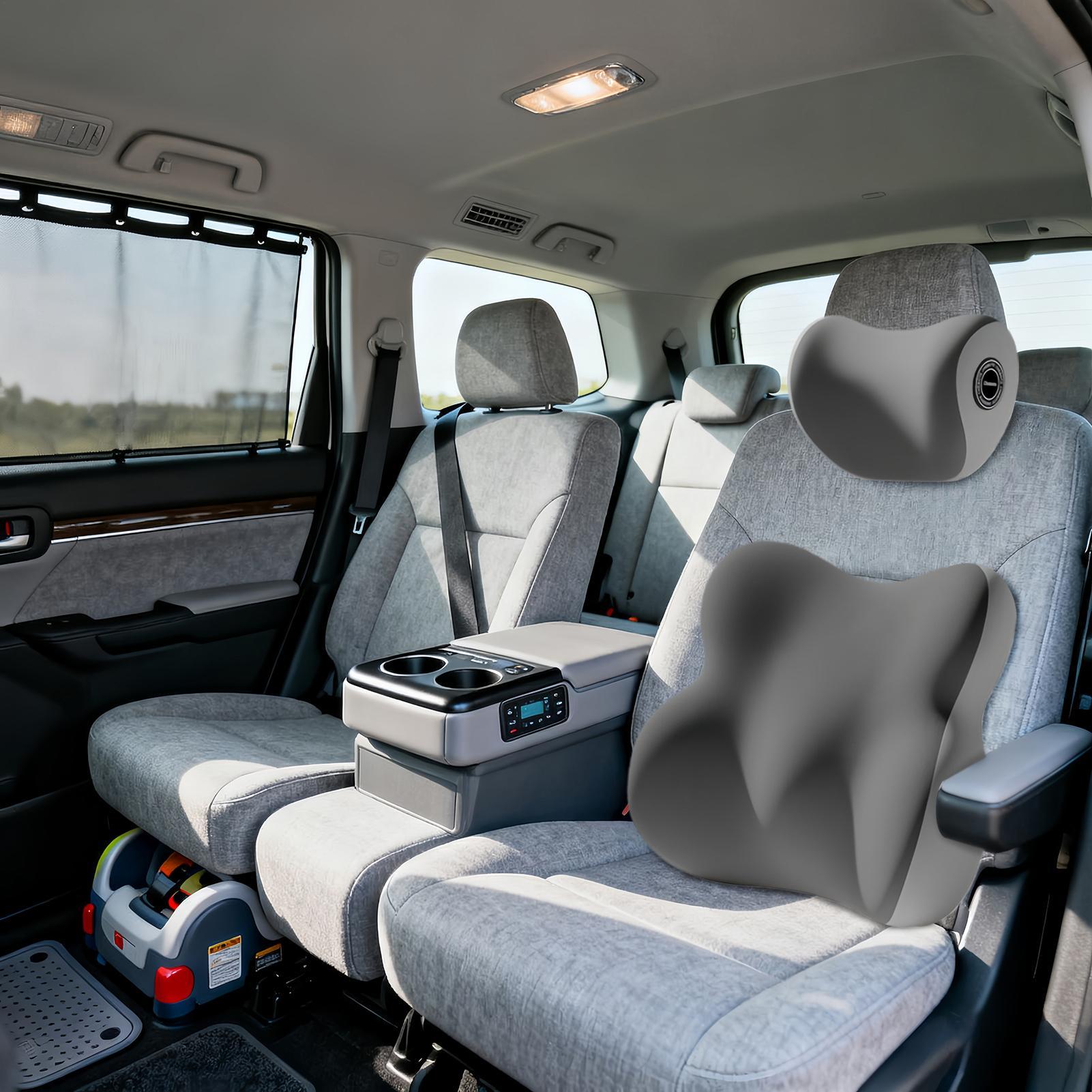 Assento de carro apoio lombar  - Memory Foam Car Neck Pillow Lumbar Support avaliação e preço
