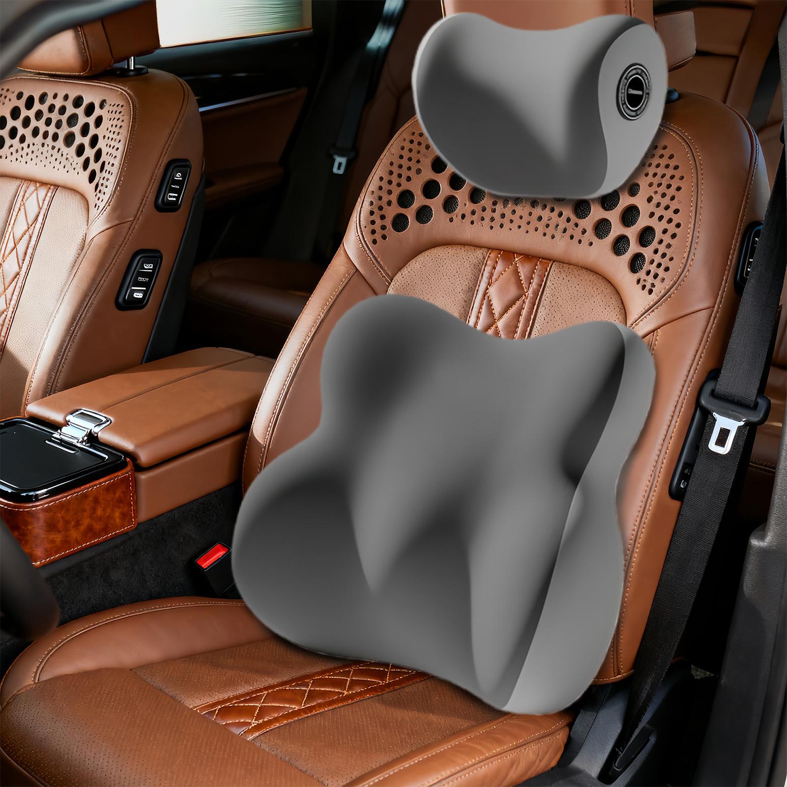 Assento de carro apoio lombar  - Memory Foam Car Neck Pillow Lumbar Support avaliação e preço