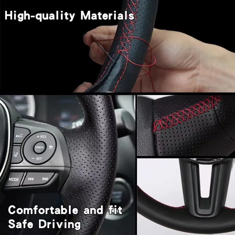 Capa de Volante de Carro em Co - Car Steering Wheel Cover Anti Slip Breathable avaliação e preço