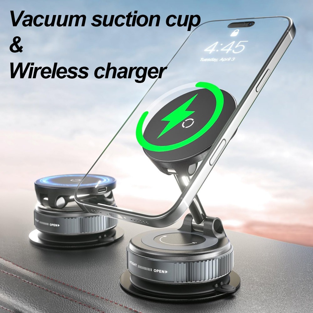 Suporte magnético para telefon - Wireless Car Charger Mount Fast Charging avaliação e preço