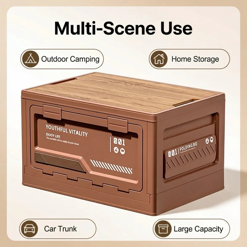 Caixa de armazenamento dobráve - Car Trunk Organizer Foldable Storage Box avaliação e preço