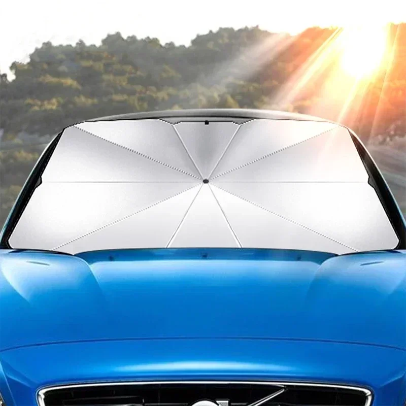 Sombrinha Dobrável para Para-b - Car Sunshade Windshield Umbrella Foldable avaliação e preço