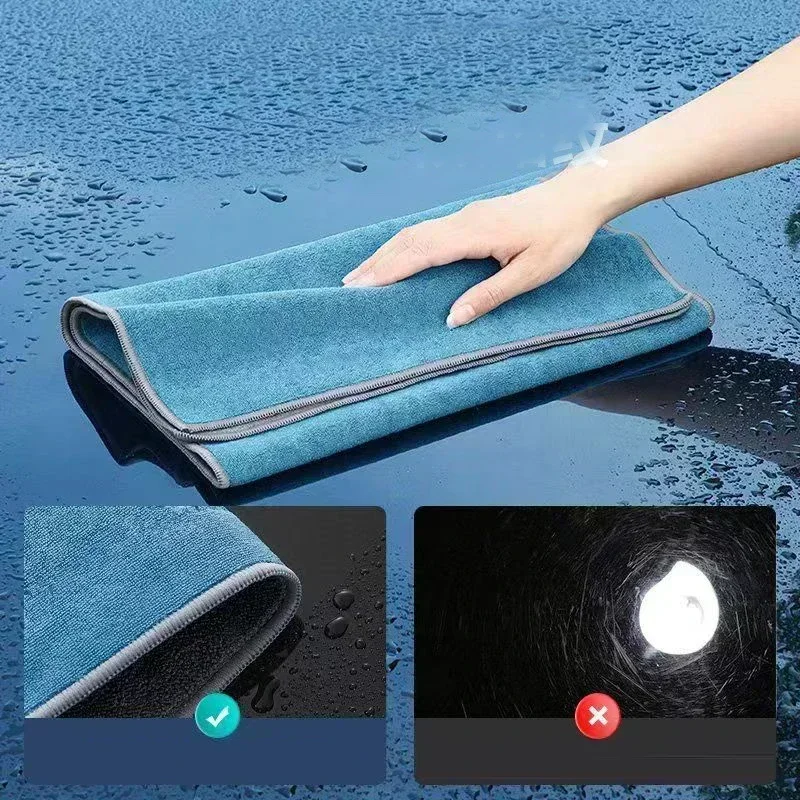 Toalha de microfibra de pilha  - Microfiber Car Drying Towel Super Absorbent avaliação e preço